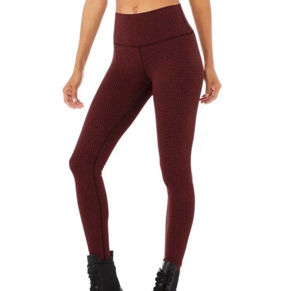 Alo Yoga High-waist Micro Houndstooth Leggings Size Small